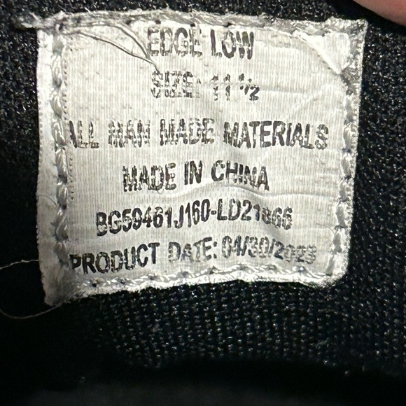 Riddell Edge Low Football Cleat Men's Size 11.5 Black, 9461MBKWT - Picture 10 of 12